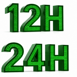 Rótulo 12H / 24H